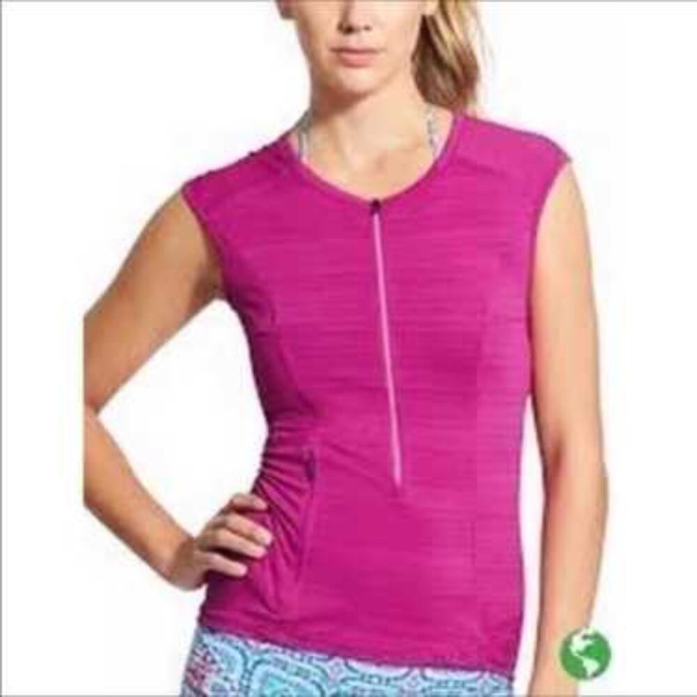 Athleta Half-Zip Active Top - Size M - Magenta